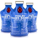 W WINTHORPE PRODUCTS FOR THE PLANET Tuvalet Deposu Bankası Ek Parçası 3'lü Paket, Su Tasarrufu Cihazı, Yıkama Başına 95+ Ons Tasarrufu, Tuğla ve Şişe Alternatifi, Daha Az Verimli Eski Tuvaletler Su Tasarrufu İçin