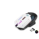 W19 Kablosuz Mouse Dual Mod 10000 Dpi 7 Tuş Makro 1000 Hz Rgb - Siyah Beyaz