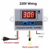 W3001 Dijital Termostat 220V Termostat Sıcaklık Kontrol Cihazı