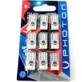 W5w T10 Dipsiz Led Tavan Park Plaka Ampulu (9 Adet)