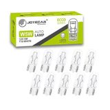 W5w T10 Ecco Series Sarı Otomobil Ampulü, 12V 5W,%60 Daha Fazla Işık, 10 Adet
