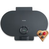 Wa 2119 Duo 1200 W Waffle Makinesi Yapışmaz Kaplamalı Waffle Makinesi, Iki Kabarık Çıtır Nor - Çok Renkli