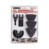 WA5099 18 Parça Universal Metal, Ahşap Kesme ve Zımpara Kâğıdı Aksesuar Seti - Option-1 - 0 - Siyah