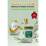 WAAW GOOD Düzleştirici Onarıcı Keratin 210 ml,Biberiye Saç Uzamasını Destekleyici 210 ml Saç Bakım Fırsat Seti