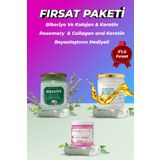 WAAW GOOD Düzleştirici Onarıcı Keratin,Biberiye Saç Maskesi Beyazlatıcı Krem Hediyeli Fırsat Paketi