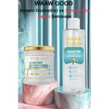 WAAW GOOD Keratin Düzleştirici ve Keratin Sonrası Saç Bakım Şampuanı Fırsat Paketi