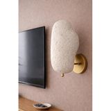 Wabi Sabi Karbon Beton Aplik Duvar Lambası, Handmade Modern Minimalist Wall Lamp, E27 Uyumlu Dekoratif Aydınlatma, Salon Yatak Odası İç Mekan, CE Sertifikalı – Akari