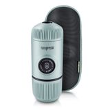 WACACO Nanopresso taşınabilir espresso makinesi, Nanopresso S-kılıflı, Minipresso yükseltilmiş versiyonu, seyahat kahve makinesi, manuel çalışır (yeni öğeler Arktik mavisi)