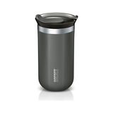 Wacaco Octaroma Çift Duvarlı Vakumlu Paslanmaz Çelik Kahve Termosu Mug 300 ml (10 oz) - Gümüş Gri | Sızdırmaz Kapaklı Pipamoka Uyumlu Seyahat ve Kamp Termos Bardağı