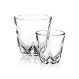 WACACO Stellar Espresso Bardak 2'li Set, Kahve Fincanı 1 x 60 ml & 1 x 200 ml, Soda-Lime Cam, Sekiz Taraflı Tasarım, Espresso, Latte, Cappuccino, Mocha için Kahve Kupası
