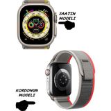 Wacht 8 Ultra Akıllı Saat Nfc Özellikli Bt Konuşma Özellikli Akıllı Saat - 49 mm - Kırmızı