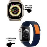 Wacht 8 Ultra Akıllı Saat Nfc Özellikli Bt Konuşma Özellikli Akıllı Saat - 49 mm - Lacivert