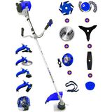 Wacker Pro Alman WR-591 Full Set 8 In 1 Yan Tipi Benzinli Motorlu Ot Çalı Tırpan