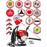 Wacker Pro German Gx-448 Elıte Seri Sırt Tipi Benzinli Ot Çalı Çim Biçme Tırpanı+ 11 Pcs Full Set Hali Yıkamalı
