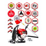 Wacker Pro German GX-448 ELITE Sırt Tipi Benzinli Ot Çalı Çim Biçme Tırpanı+ 11 PCS Full Set Hali Yıkamalı