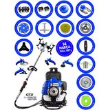 Wacker Pro German Kx-8500 Prox Sırt Tırpan+ Akrobat Çapalama + Toprak Eşeleme 14 Parça Biçici Setli