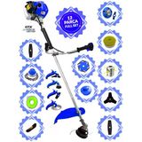 Wacker Pro German Rzx-9100 Pro Yan Tipi Benzinli Ot Çalı Çim Biçme Tırpanı+ 12 Pcs Komple Temizlik Setli