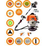 Wacker Pro German Tx-462 Max Seri Sırt Tipi Benzinli Ot Çalı Çim Biçme Tırpanı+ 11 Pcs Full Set Hali Yıkamalı