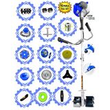 Wacker Pro German Wronıx-845 Pro Yan Tip Tırpan+ Akrobat Çapalama + Toprak Eşeleme 15 Parça Efsane Set