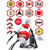 Wacker Pro German Wx 411 Seri Sırt Tipi Benzinli Ot Çalı Çim Biçme Tırpanı+ 11 Pcs Full Set Hali Yıkamalı