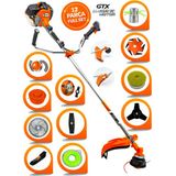 Wacker Pro German Wz-8900 Ultra Yan Tipi Benzinli Ot Çalı Çim Biçme Tırpanı+ 12 Pcs Komple Setli