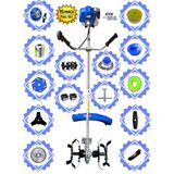 Wacker Pro German Zerkon-965 Yan Tip Tırpan+ Akrobat Çapalama + Toprak Eşeleme 15 Parça Tarla Seti