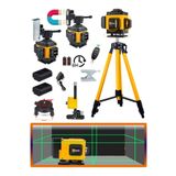 Wacker Pro Germany 12 Köşe Artı Lazer Terazi 360 Derece Kumandalı Yeşil Çizgi 40 Mt Menzil