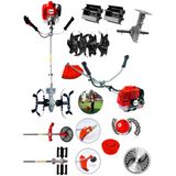 Wacker Pro Germany Timewerth 20 Hp Yan Tipi Ot Çim Çalı Biçme Tırpanı+Toprak Eşeleme Aparatı+Akrobat Çapa Aparatı