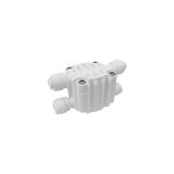 Waco Su Arıtma Cihazı 6 mm Şatof Shut-Off Valf 4 Yollu Vana Quick - Beyaz