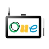 Wacom One 12 - DTC121W0B - 11,6 inç Full HD 99% sRGB ekranlı, elektromanyetik rezonans kalem, pil ve pil dahil olmadan, Windows, Mac, Chromebook ve Android için, Sanatçılar için