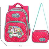 Waddell Fusya Unicorn Desenli Ilkokul Cantasi Beslenme Cantali 24005