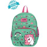 Waddell Lisanslı Little Horse Desenli Su Yeşili Anaokulu Kreş Okul Öncesi Çocuk Sırt Çantası