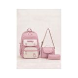 Waddell Lisansli Twill Kumas Logo Kapakli Pembe Okul Sirt Cantasi Termal Beslenme Cantasi Ve Kal