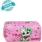 Waddell Pembe Kedi Desenli 2 Cepli Kalem Kutusu,kalemlik - 10-6-20 - Cüzdan Tipi