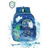 Waddell Twill Şeffaf Dino Desenli Erkek Kreş Anaokul Okul Öncesi Çantası Küçük Mini Cüzdan Hediyeli.