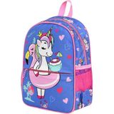 Waddell Waddell lisanslı Giza Unicorn Desenli Anaokulu Kreş Okul Öncesi Çocuk Sırt Çantası