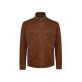 Wade Erkek Kahverengi Slim-Fit Süet Deri Ceket 26SGF646210