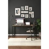 Wadlex Çam Siyah Çalışma Masası Minimal Bilgisayar Masası Ofis ve Ev Için Modern Masa - Çam - Siyah - 160X60