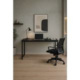 Wadlex Siyah Çalışma Masası Minimal Bilgisayar Masası Ofis ve Ev Için Modern Masa - 120X60