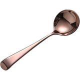 WAGMY Masa Çay Kahve Çorba Kaşıkları Çok Fonksiyonlu Ev Restoranı Yuvarlak Baş KaşıklarÇorba için kullanılır TahılTatlıMeyvelerSüt ÇayıKahveDondurma Kaşığı Latte Kaşık (Pembe)
