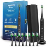 Wagner & Stern ProDental Serisi Elektrikli Diş Fırçası 5 Fırçalama Modu ve 3 Yoğunluk Seviyesi, 8 Dupont Kıl, Premium Seyahat Çantası.