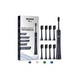 Wagner Stern Ultrasonik 8 Fırça Başlıklı Diş Fırçası - Siyah