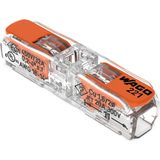Wago 221-2411 Geçiş Konnektörü (Inline) 12'li Paket Turuncu Kollu Şeffaf Gövde Özellikli