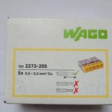 Wago Buat Klemensi 5x2.5mm 100 Adet Kutu