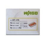 Wago COPY10811WAGOK24715 221-415 5'li 4 mm 25 Adet Kutu Yaylı Tırnaklı Klemens