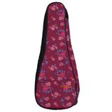 Wagon 03 Serisi Concert Ukulele Çantası - Hibiskus Pembe