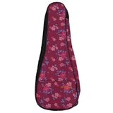 Wagon 03 Serisi Tenor Ukulele Çantası - Hibiskus Pembe