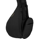 Wagon 03 Serisi Uzun Sap Bağlama Saz Çantası (50 Tekne) - Siyah