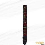 Wagon Straps Vintage Serisi Gitar Askısı - Red Garden