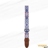 Wagon Straps Vintage Serisi Turquise Tulip Gitar Askısı